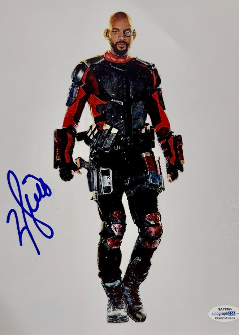 Will Smith Signed 8x10 Photo (Suicide Squad) - ACOA